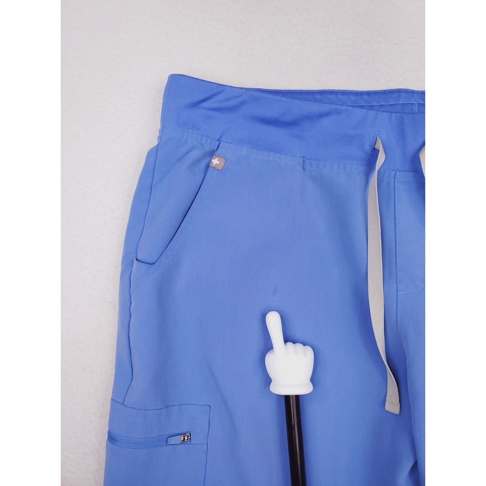 Figs Scrub Pants Womens Extra Large Blue Zamora Jogger Cargo Medical Nursing - Picture 4 of 16